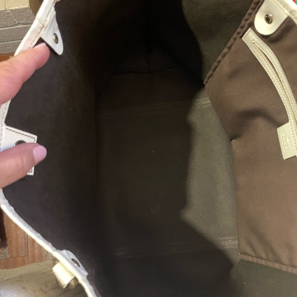 Gucci Beige and Brown GG Canvas Tote - Picture 9 of 9